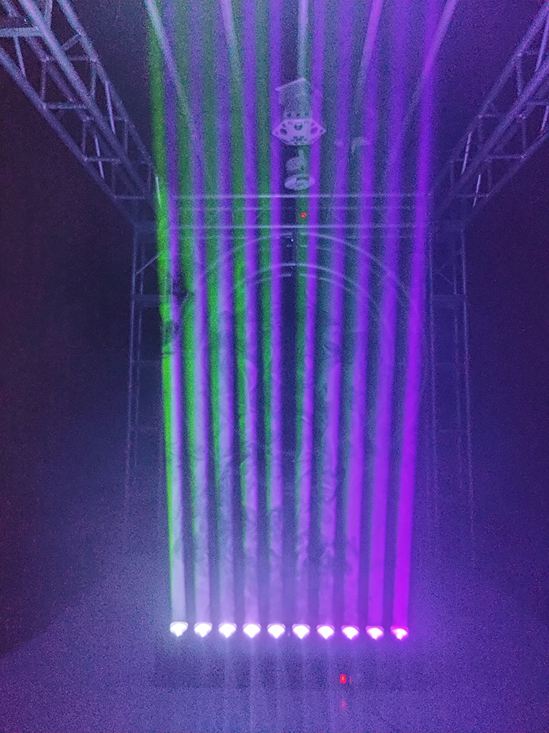 10x40W RGBW LED Strip Beam Moving Head Light Professional DJ Disco Party Night Club Dance Floor Bar Equipment_voghion.com