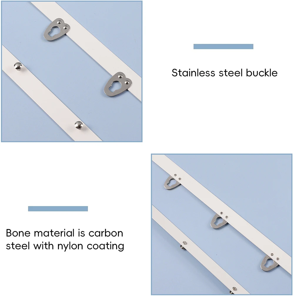 uxcell 1 set di corsetto Busk, supporto disossamento in acciaio