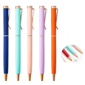 Gaoshi Manufacturer Supplies Ready-Made Wholesale Business Ballpoint Pens Customizable with Logo Printing Office Stationery