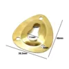 Arc-shaped gold hidden pendant