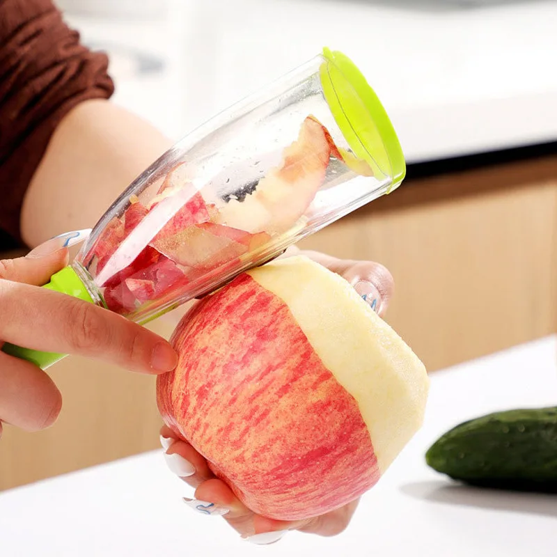 2021 Smart Kitchen Gadget for Home Stainless Steel Apple Fruit Palm Peeler for Potato Vegetable