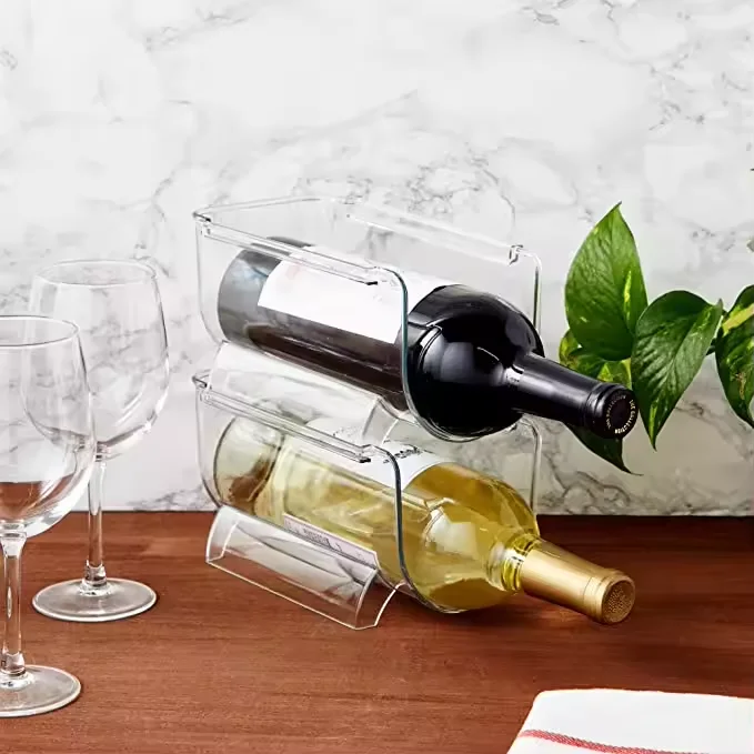 Multifunction Fridge Storage Organizer Food Bins Pop Soda Can Drink Red Wine Dispenser Beverage Holder