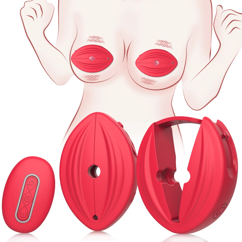 Pinzas Vibrantes Discretas con Control Remoto para Pezones - Experiencia Íntima en Pareja