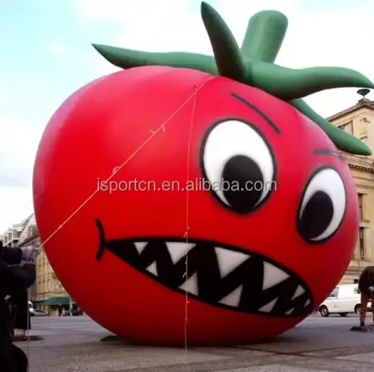 Tomato Float Inflatable Shopping Mall Scene Decoration Inflatable Fruit Giant Large PVC ...