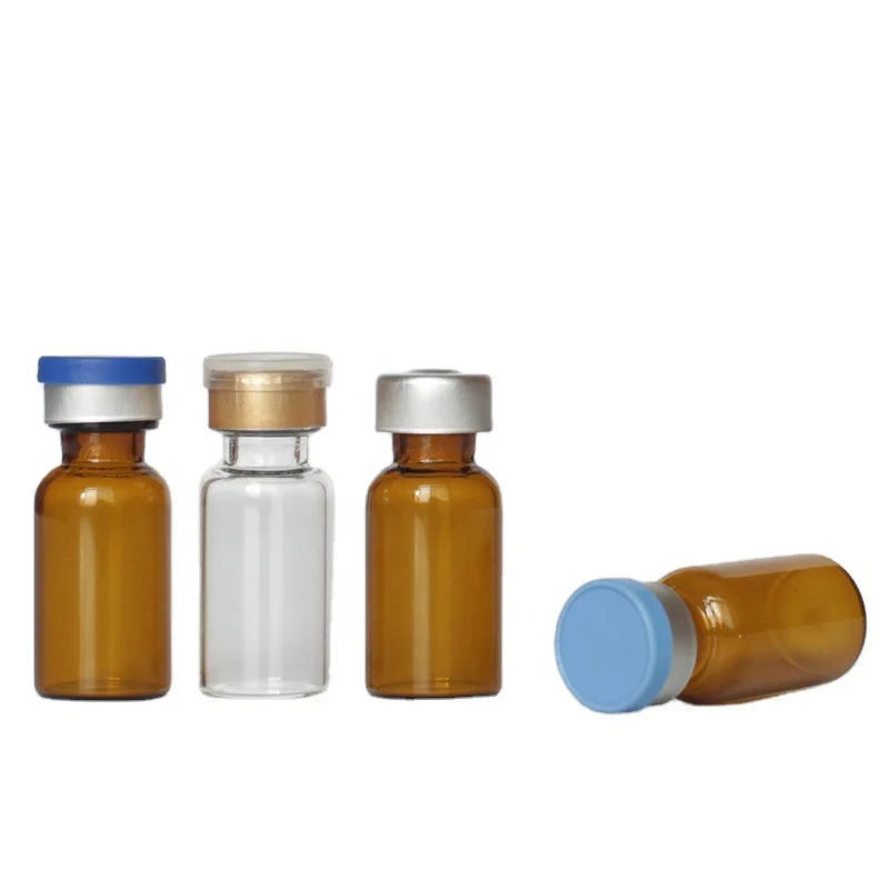 Botol Kaca Cetakan Injeksi Bening 5ml,7ml,8ml,10ml,15ml,20ml,30ml,50ml,100ml