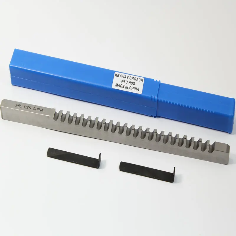 TEBAK English System High Speed Steel (HSS) Hexagon Keyway Broaching Machine Tool
