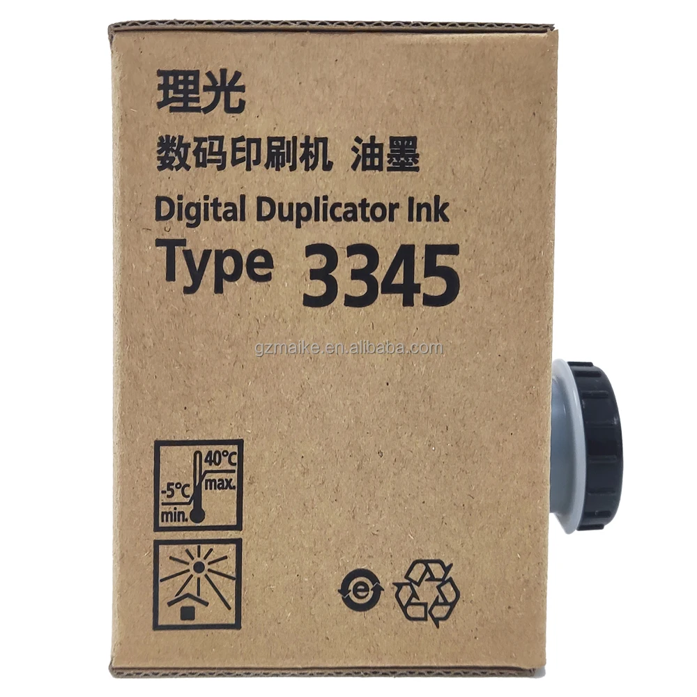 Wholesale Original Black Printing Ink 3345 for Digital Duplicator