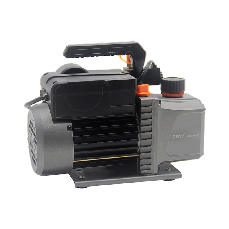 1 Stage 1L 3cfm Single Stage Mini air Vacuum Pump with Pressure Gauge HAVC Vacuum Pump