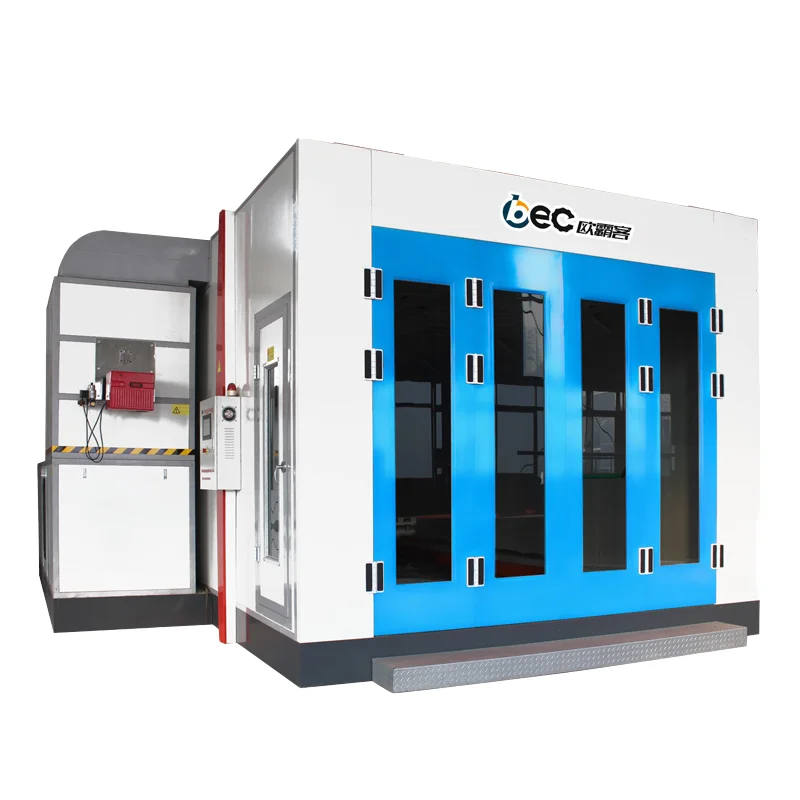 Electric and Diesel Heating System Car Paint Box Water-Based Diesel Heating  Automobile Car Spray Booth Equipment