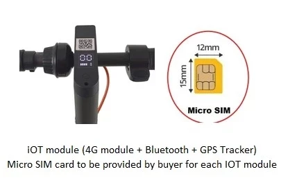 Popular Scan QR Code Unlock GPS Tracking With Protocol Connection Sharing Electric Scooter