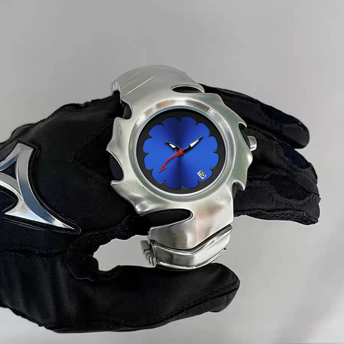 PINTIME Y2k Alien Personality Creative Blade Retro Watch Men Instagram Niche Design Quartz Watch