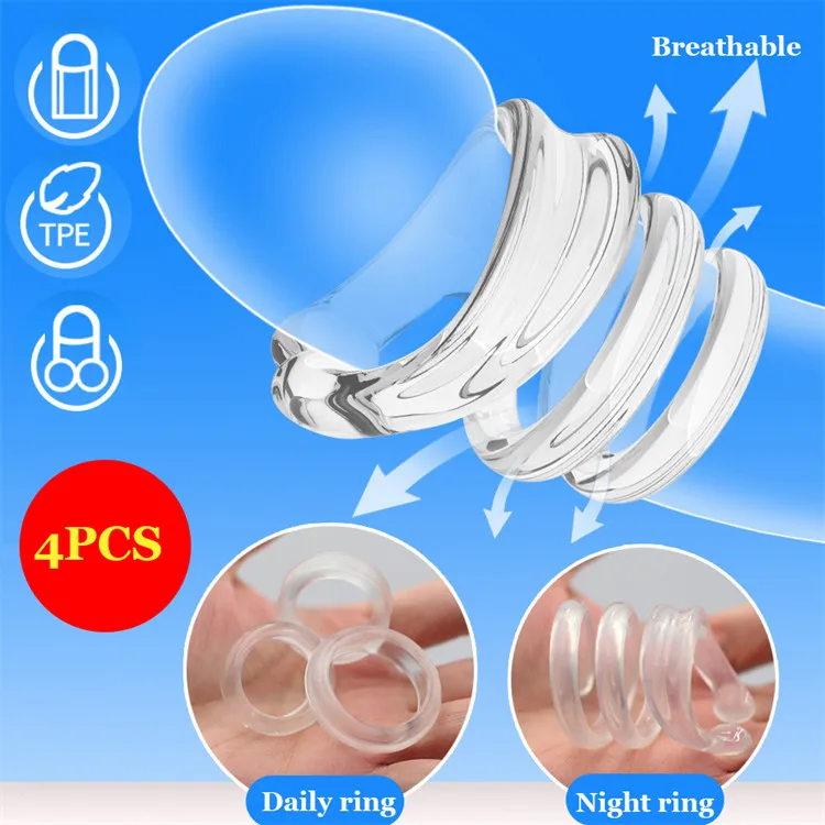 Bague Coq Extensible En Gel De Silice - Pour Homme, Diamètre Intérieur 3.7 Cm