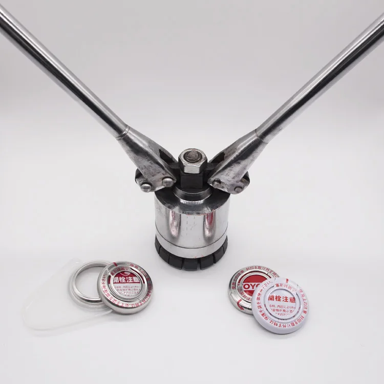 42mm Metal Cap Seal B40 Metal Cap Japan Engine Oil Tin Cans Metal Squeeze Caps Finger Press Lids for Engine Oil Can