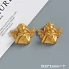 Golden flute-playing cherub