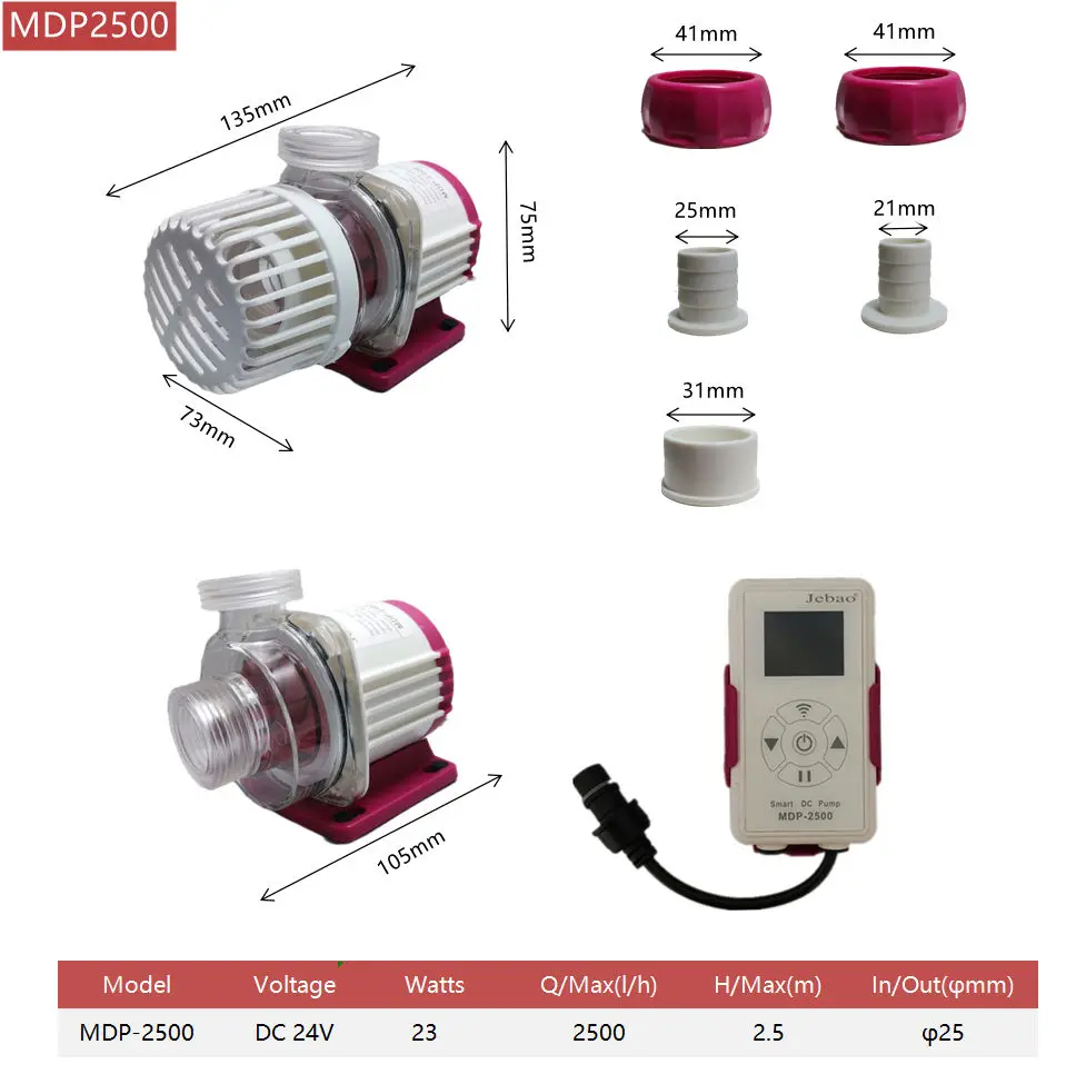 Wholesale Jebao MDP 2500 3500 5000 Fish Tank Aquarium Pumps