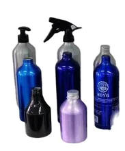 50ml 100ml 200ml 250ml 300ml Wholesale Colorful Cosmetic Aluminum Bottle With Lotion Pump