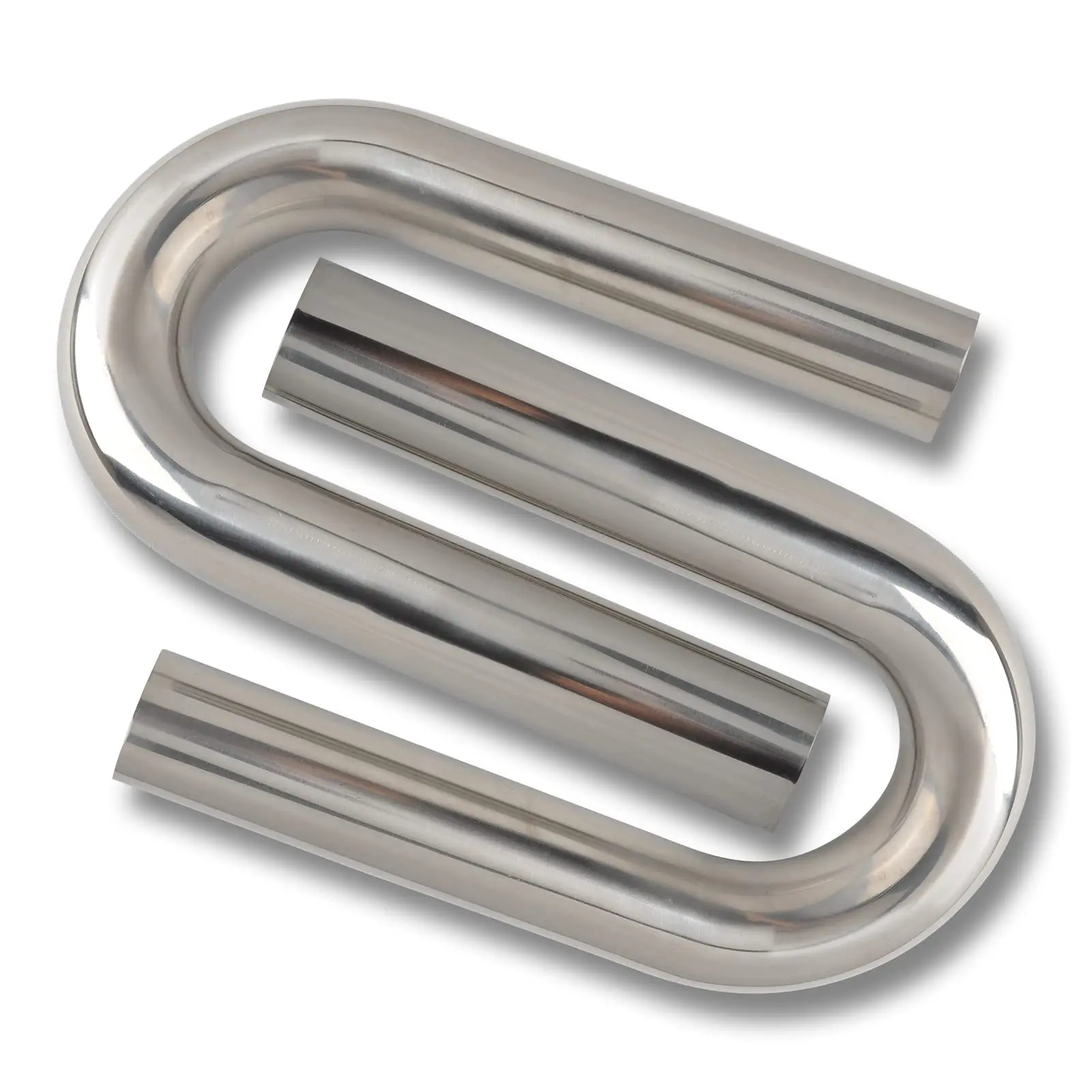 Factory Custom 8pcs 3 Inch DIY Straight U Bend Stainless Mild Steel Exhaust Pipe Kit
