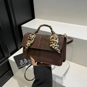 2026 New High-quality Small square Bag Leopard Pattern Crossbody Bag for Women Fashionable Ladies Hand Bag