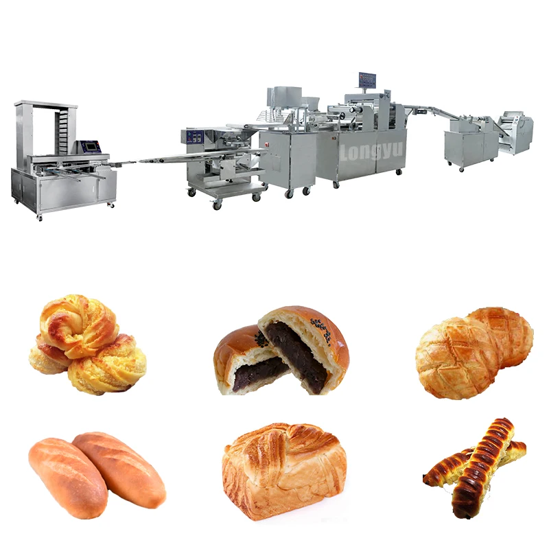 Fully Automatic Stuffed Bread Making Maker Baking Machine Production Line