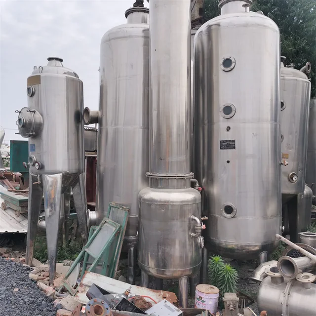 Customized three-effect concentrated evaporator - Industrial circulating plate-type falling-film evaporation equipment