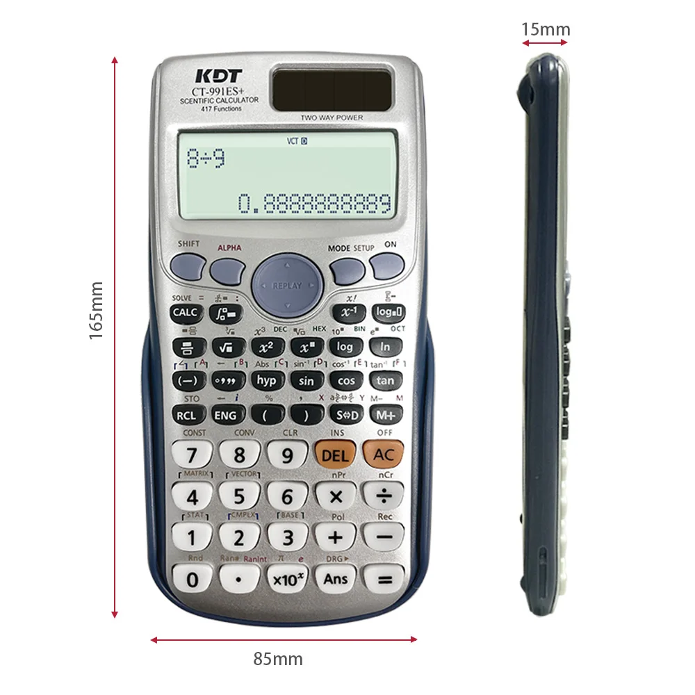 Fx-991 ES Custom High-Accuracy Scientifique Calculator