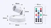 Luce Spot singolo con un telecomando