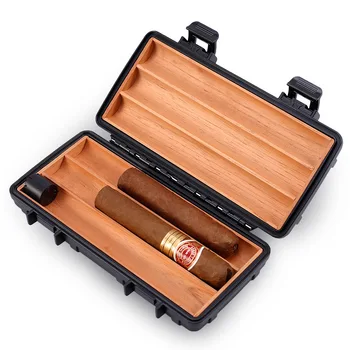 Source Wholesale OEM cigar storage box humidor of plastic material