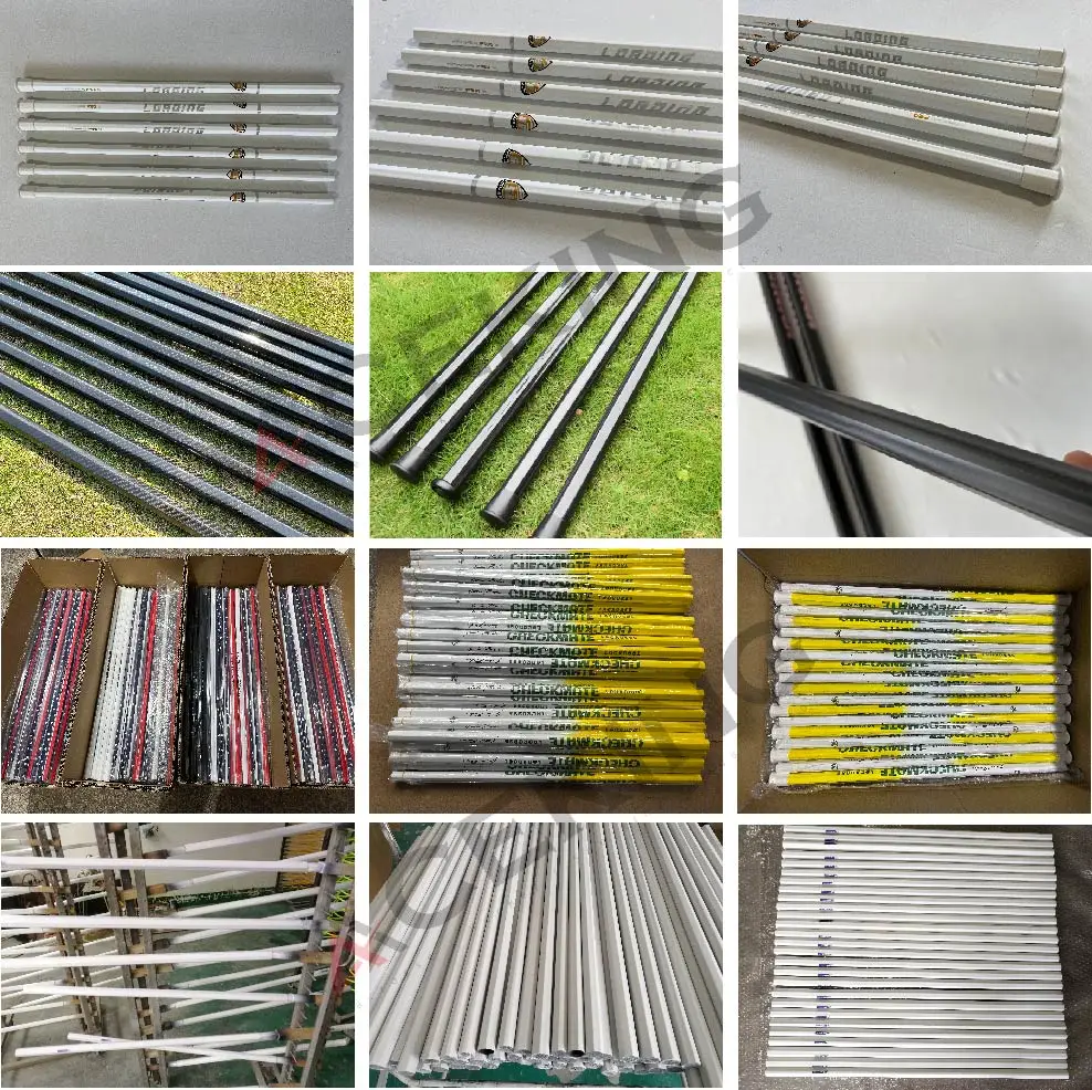 Men's Pro Carbon Fiber Composite Shafts Attack And Defense Lacrosse