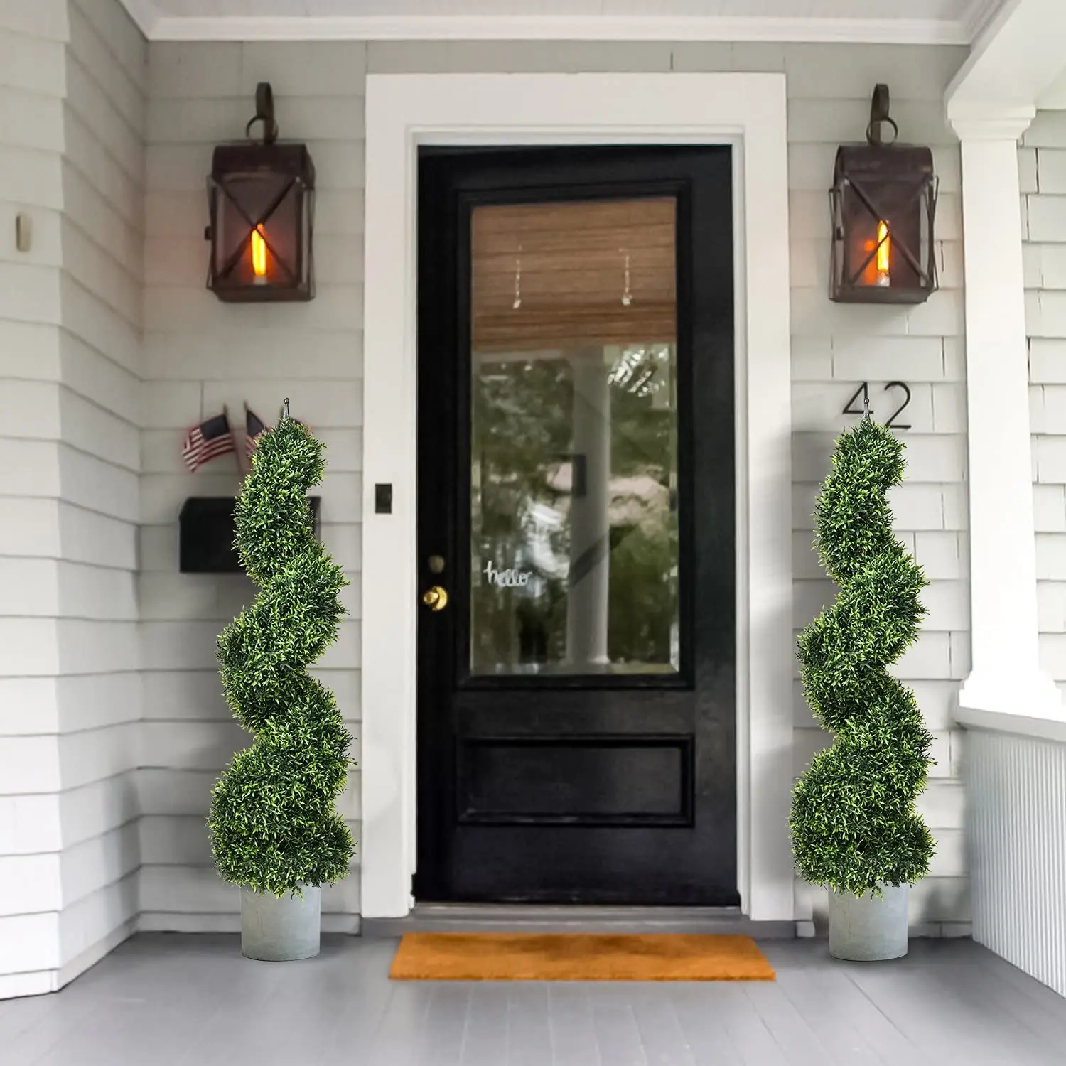 Искусственный ципарис 4 фута спираль из искусственного бокса Топиарии для внутреннего и наружного декора спиральные самшит