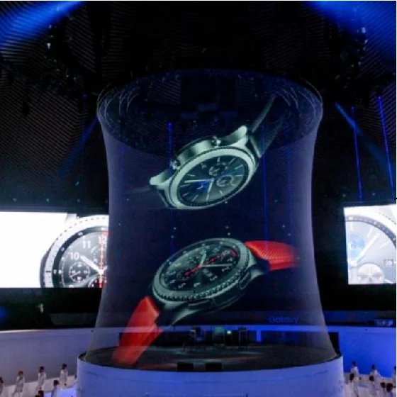 360 Degree 3D Holographic Projector Screen Hologram Mesh Screen for Big Show