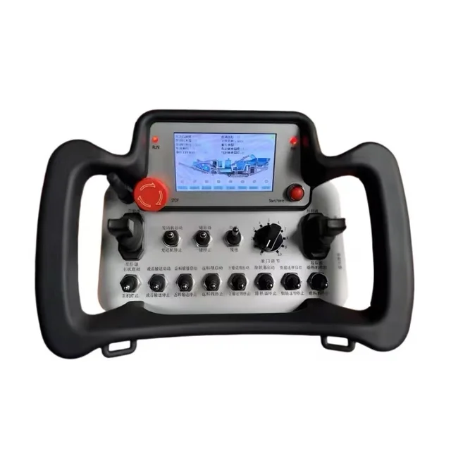 24V Wireless Remote Control Crane for Dredge Trucks Waterproof Dustproof 100m Wireless Communication Construction Machinery Part