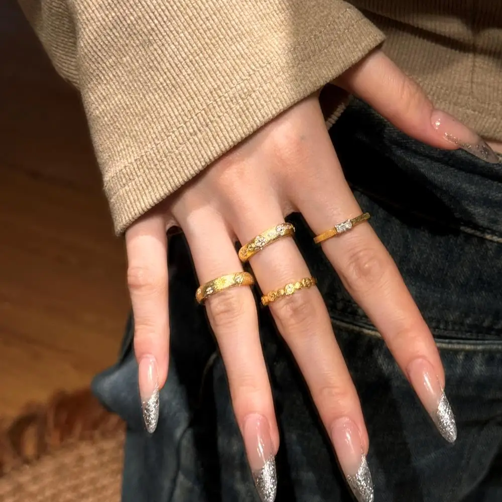 KAKODIY New Trend High Quality Jewelry 925 Sterling Silver Plated Gold Designer Ring detail 9