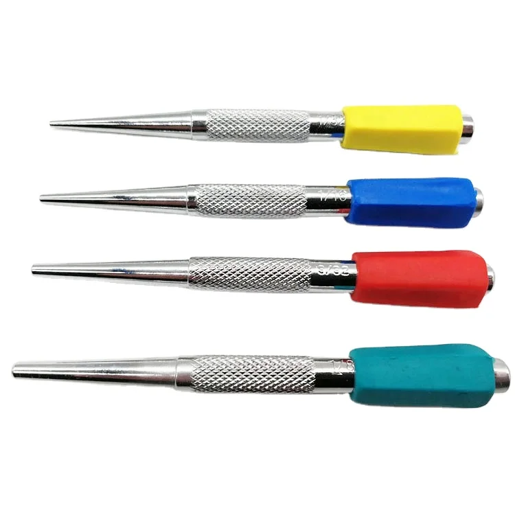 Amazon.com: Punzón central de metal (3.937 in) - punta de acero al carbono  endurecido. Fabricado en Japón. : Herramientas y Mejoras del Hogar
