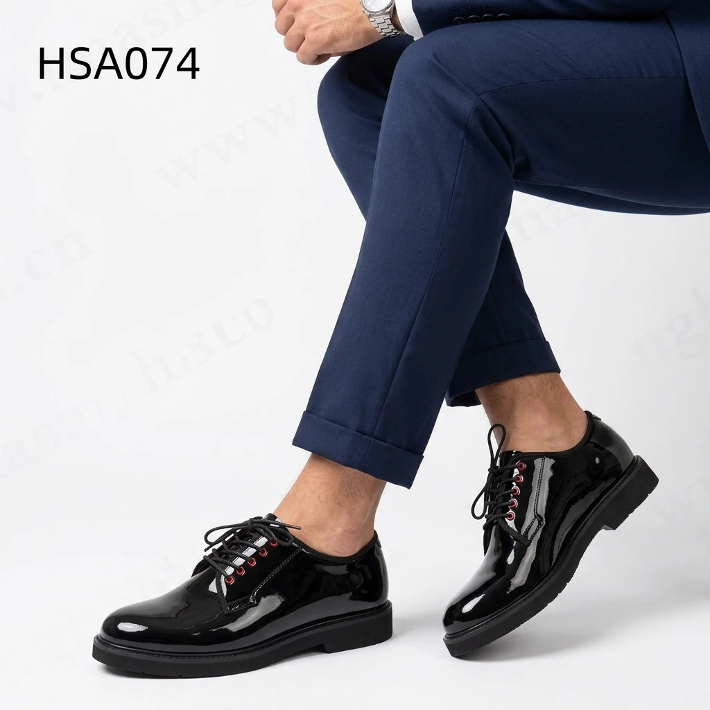 LXG,conference Event Anti-odor High Gloss Professional Office Shoes  African Market Popular Government Staff Dress Shoes HSA074