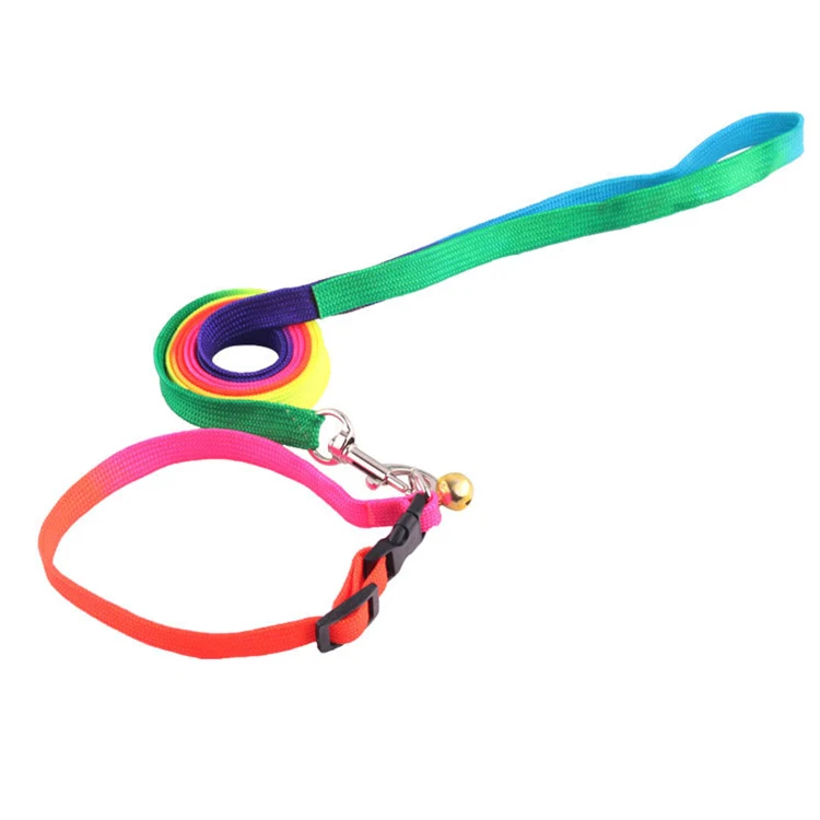 rainbow dog leash