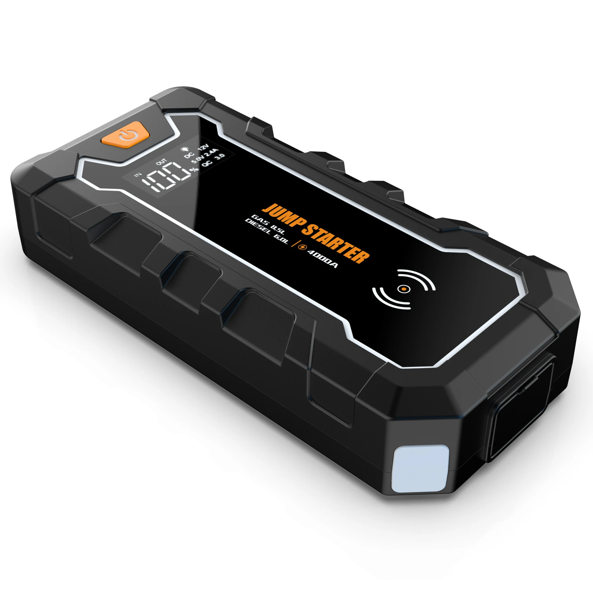 New 12v Emergency Vehicle Tools Portable Power Bank Wireless Charger