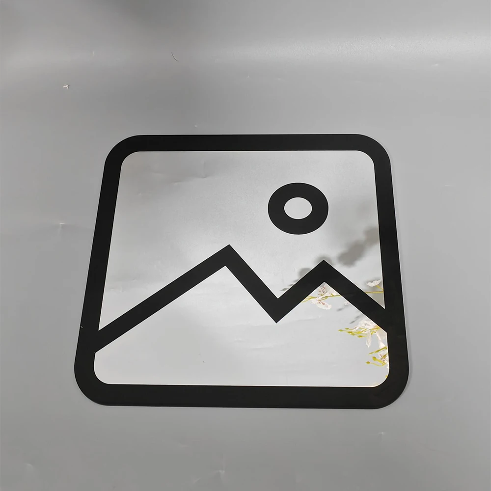 Custom Acrylic 3d Decorative Mirror Wall With Any Shape Cute Cartoon