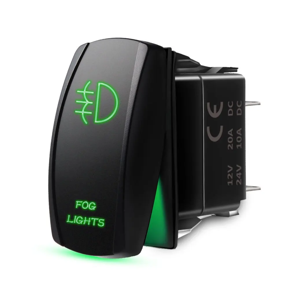5 Pin Carling Rocker Waterproof 12V 24V 5 Pin SPST on Off Carling Technologies Momentary ...