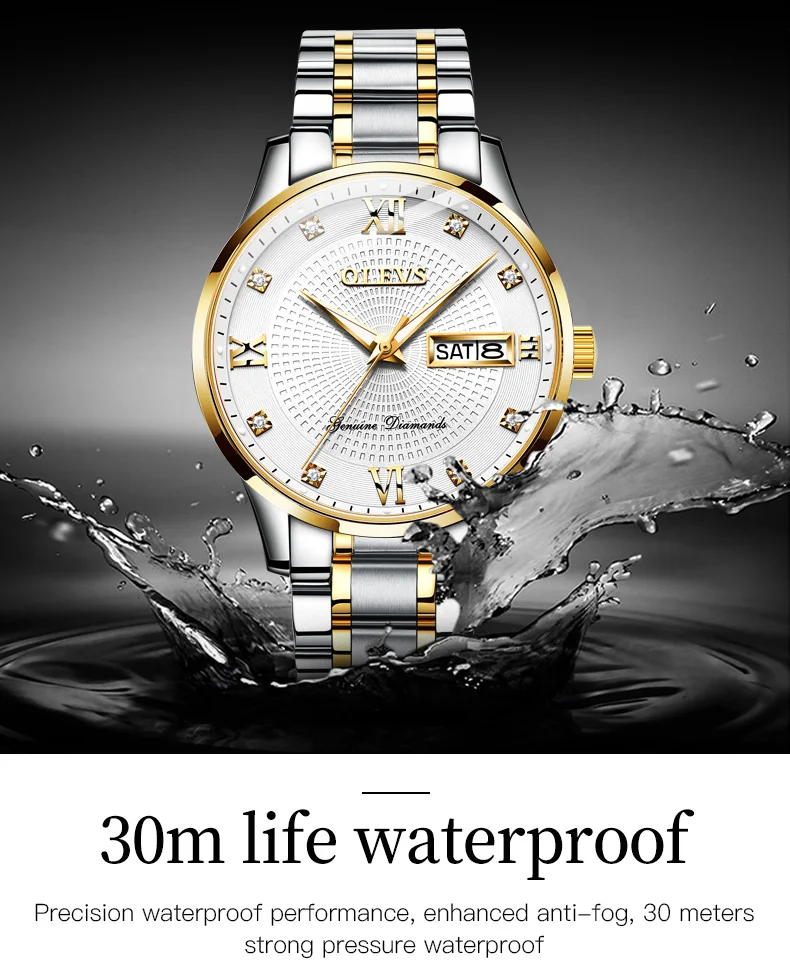 OLEVS Brand Watch Luxury | 2mrk Sale Online