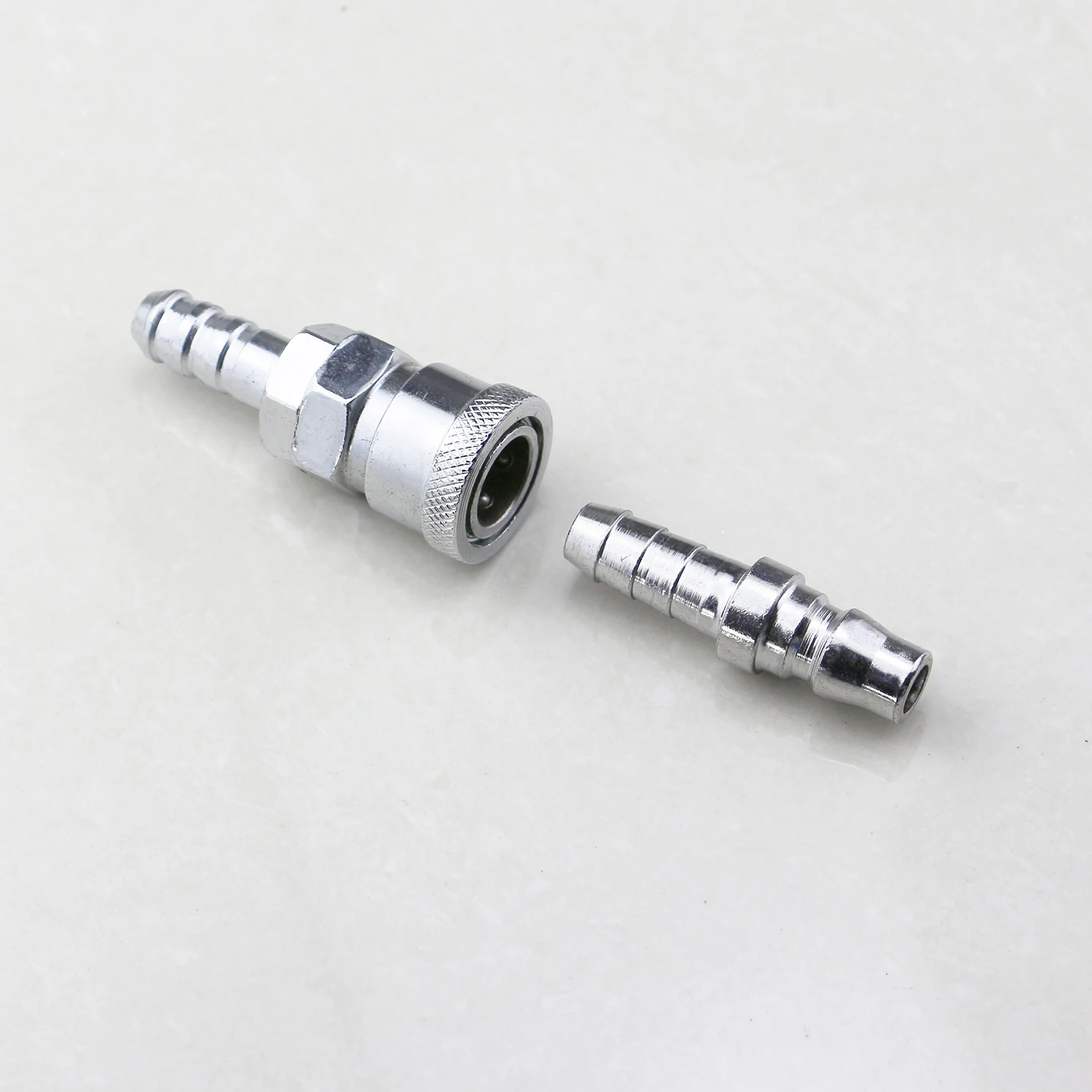 Raccordo Maschio Filettato 1/4” X 8 Mm In Acciaio Inox 304 Per Tubo Flessibile, Adatto Per Aria, Acqua E Carburante