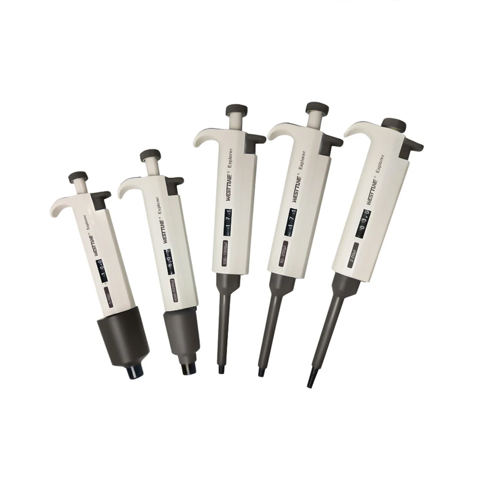 West Tune High Quality Lab Test Automatic Adjustable Volume 0.001-10ml Micro Pipette