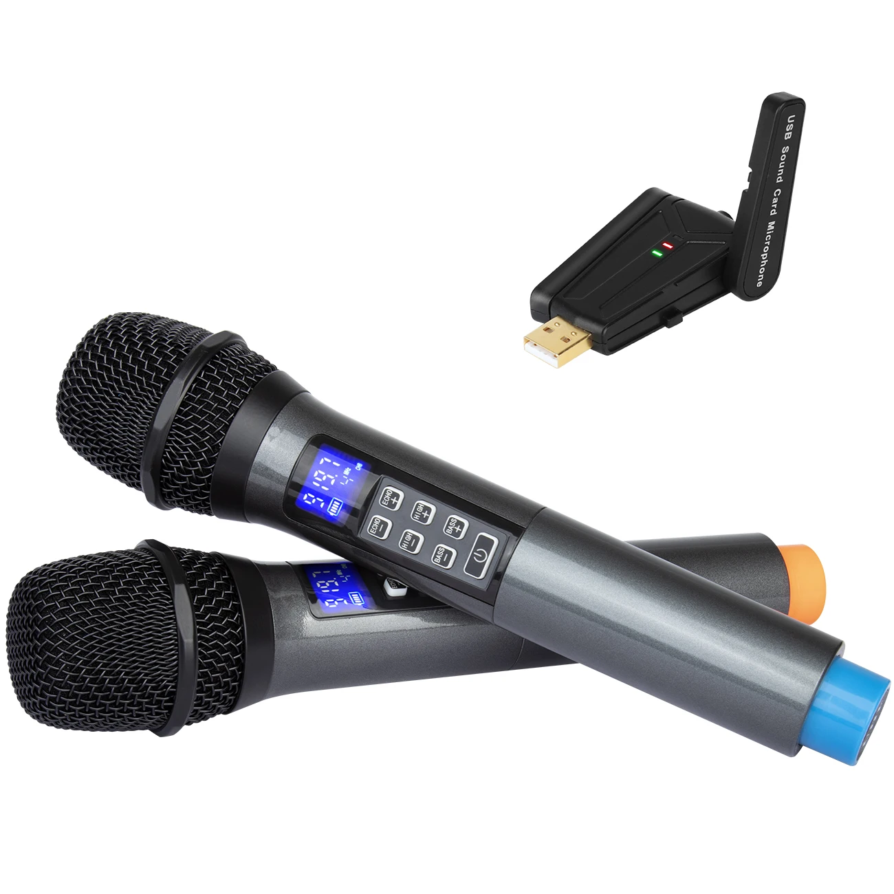 Factory Direct Sales Depusheng W4 Usb Dual  Sing2 Handheld Professional Portable Wireless Karaoke Microphone