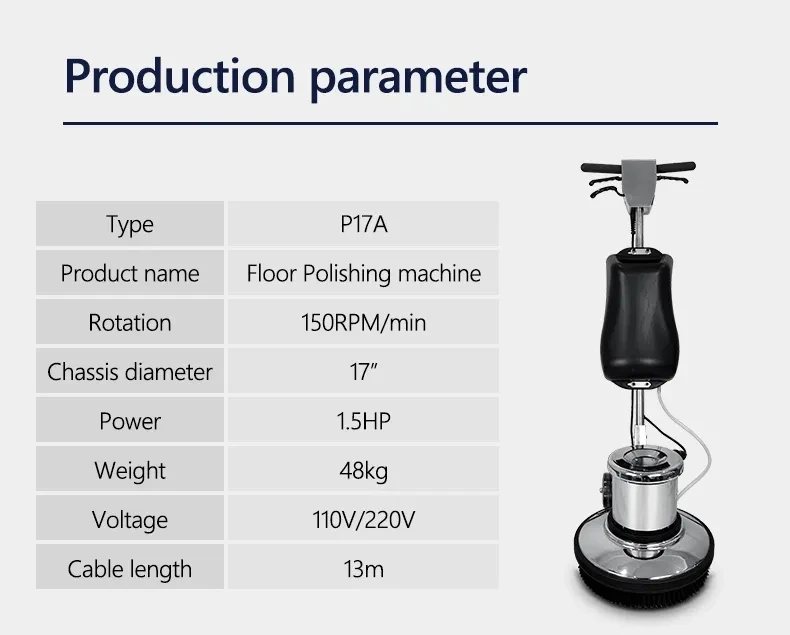 Different Applications High Speed Floor Burnisher Marble Polishing ...