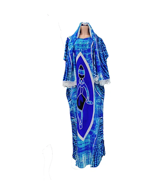 2024 Hot Sale Factory Direct Price  Casual Dresses Beach African Dashiki Dress
