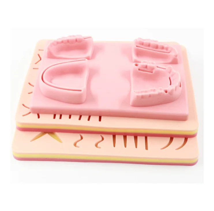 Хирургическая модель для тренировки кожи силиконовая хирургических тренировок медицинский модуль швов