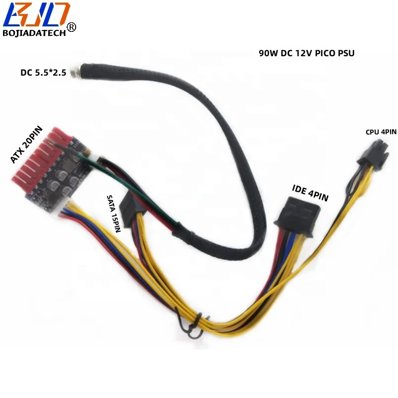 Блок питания 90 Вт 12 В ATX 20Pin Pico PSU Mdoule 5 5*2 мм разъем постоянного