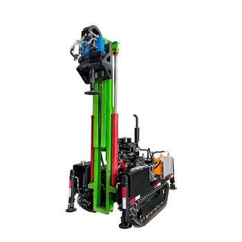 Factory priced drilling equipment portable 150m deep small dual hydraulic power head water well drilling rig