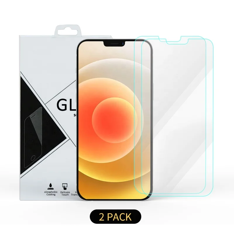 Bulk 9H Unbreakable Tempered Glass Screen Protector Full Cover 0.33 2.5D 3D for iPhone 16 12 Mini Pro Max 2 3 Pack Fully