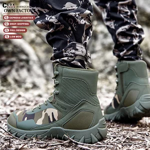 New Fashion Men's Thick Soled High Top Hiking Boots Non-Slip Breathable Outdoor Sports & Climbing Shoes for Autumn & Winter