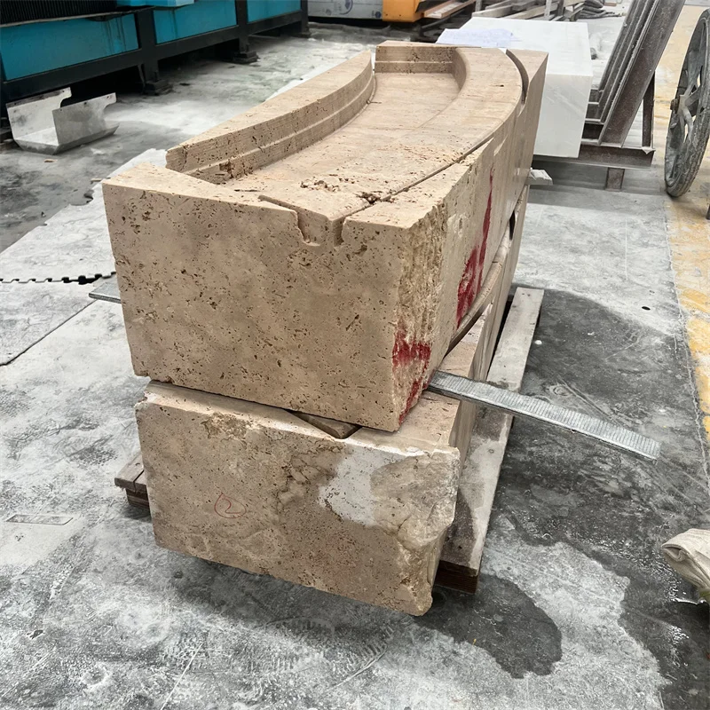 product wholesale china ivory white travertine marble tiles modern outdoor paver with polished finish waterproof big slab stone-4